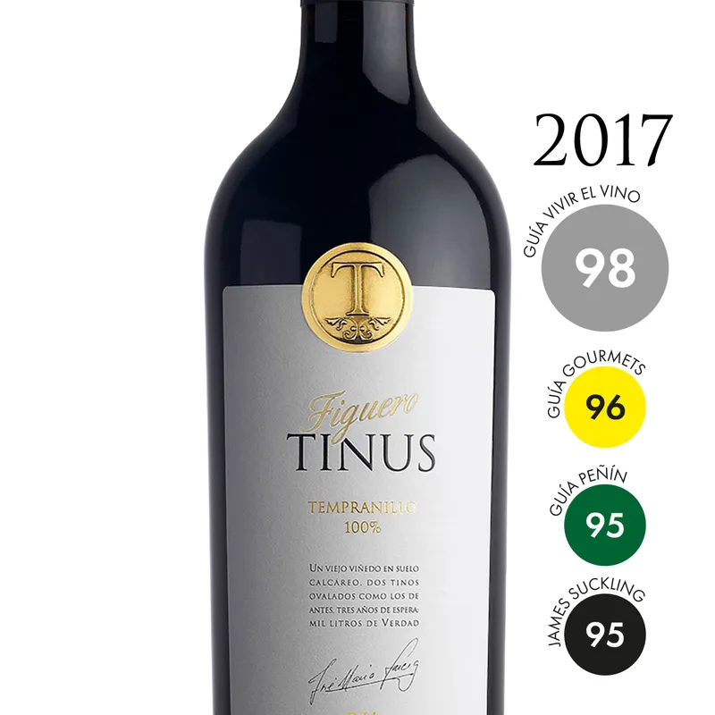 Etikett von Figuero Tinus
