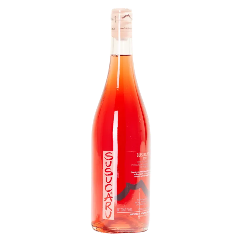 Etikett von Susucaru Rosato