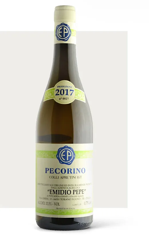 Etikett von Pecorino Colli Aprutini