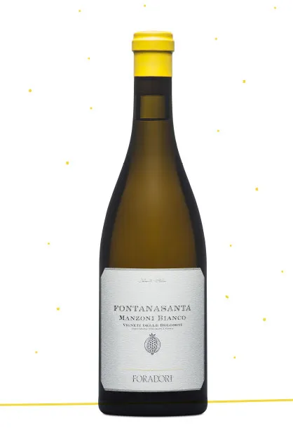 Etikett von Fontanasanta Manzoni Bianco