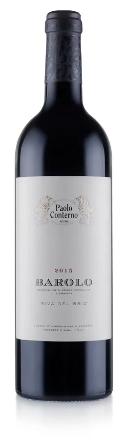 Etikett von Barolo Riva del Bric