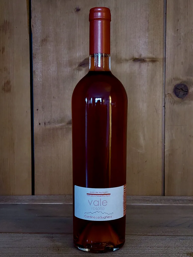 Etikett von Vale Rosato