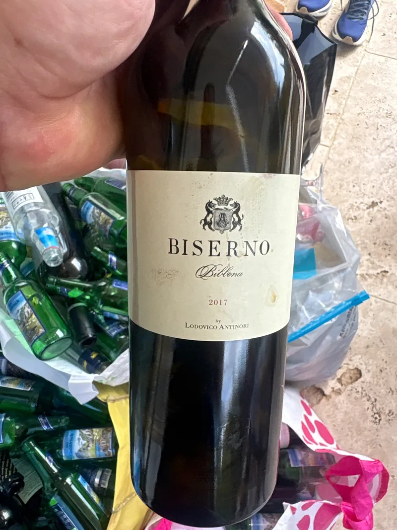 Etikett von Biserno