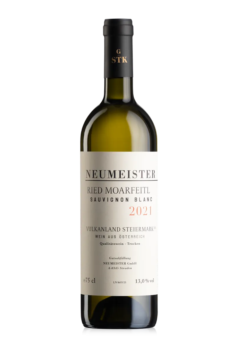 Etikett von Sauvignon Blanc Ried Moarfeitl