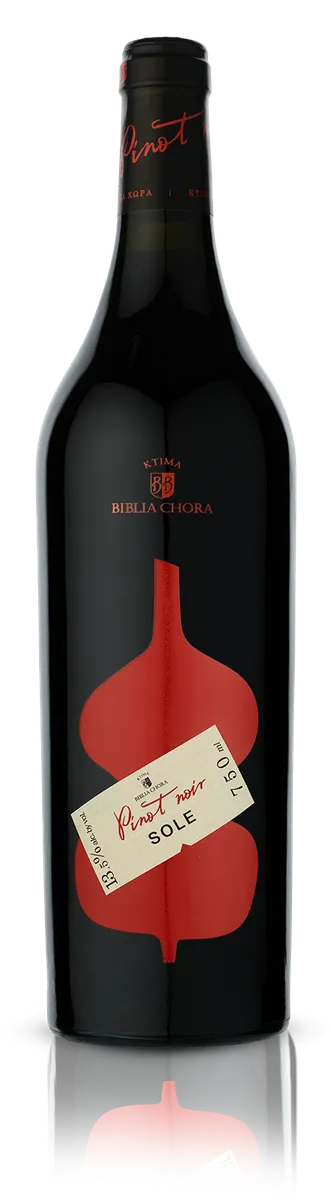 Etikett von Sole Pinot Noir