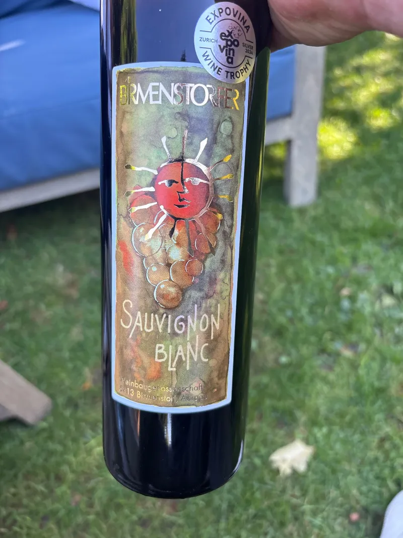 Etikett von Birmenstorfer Sauvignon Blanc