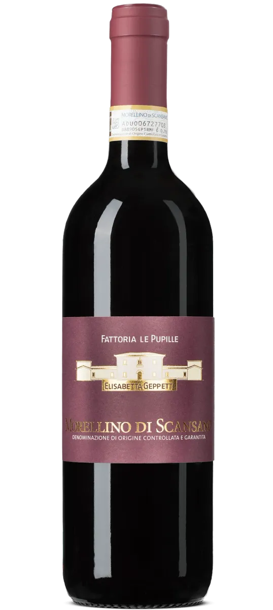 Etikett von Morellino di Scansano