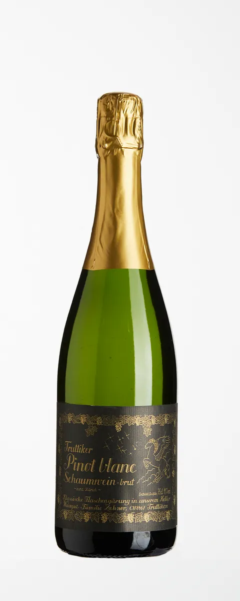 Etikett von Truttiker Blanc de Pinot Blanc Brut