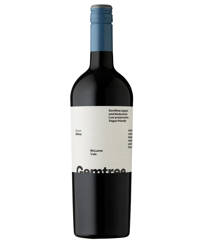 Etikett von Uncut Shiraz