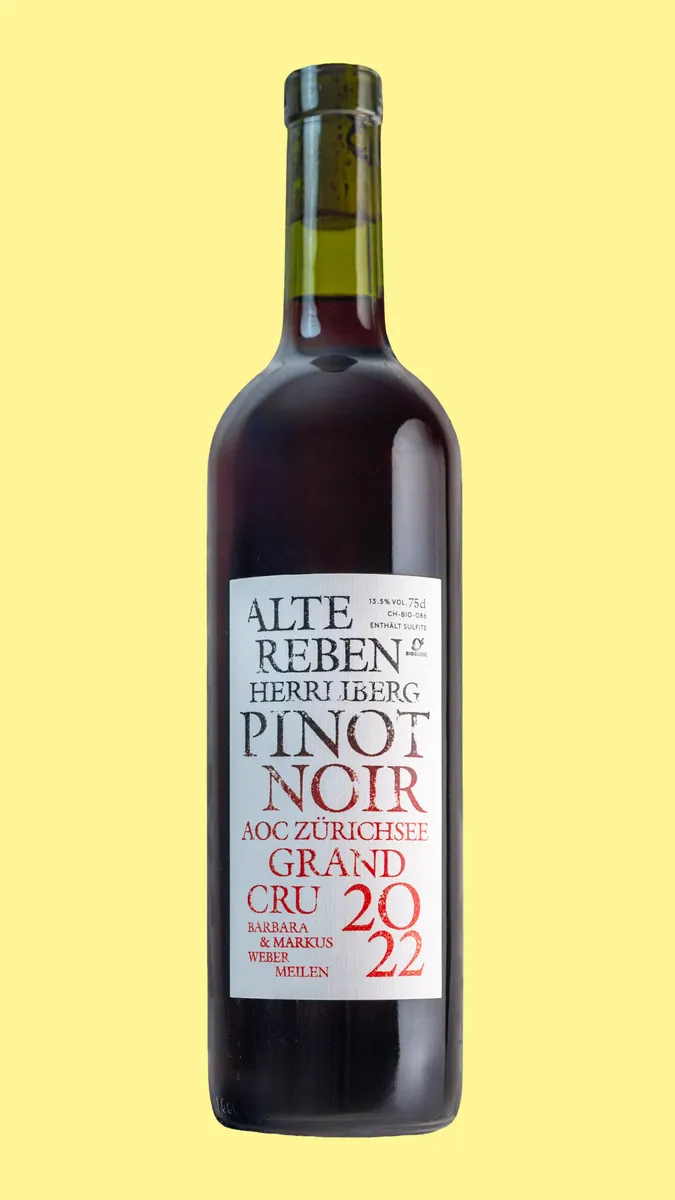 Etikett von Pinot noir «Alte Reben» Herrliberg