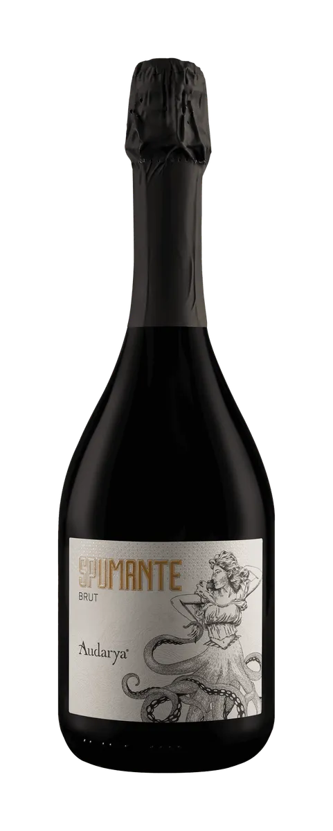 Etikett von Spumante Brut