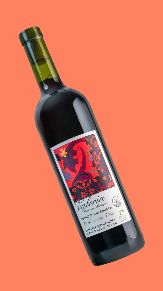 Etikett von Pinot noir Barrique «Valeria» Turmgut