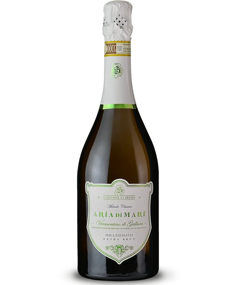 Etikett von Aria di Mari - Spumante Vermentino D.O.C.G