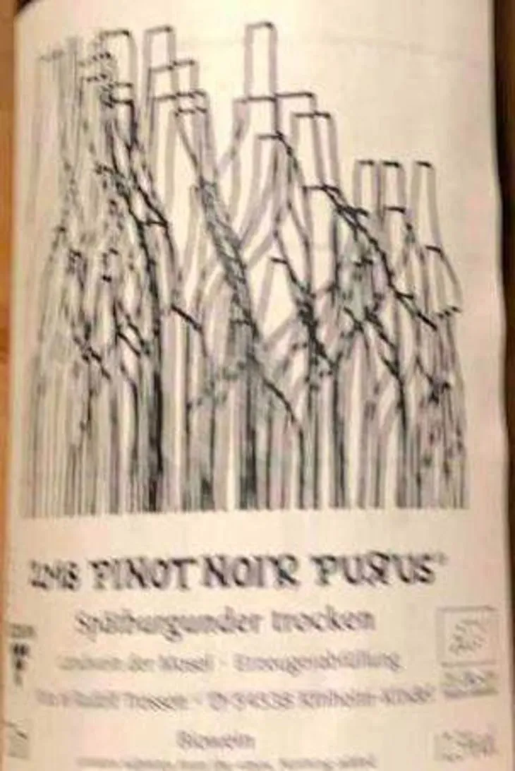 Etikett von Pinot Noir Purus