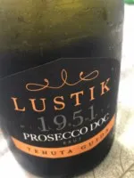 Etikett von Lustik 1951