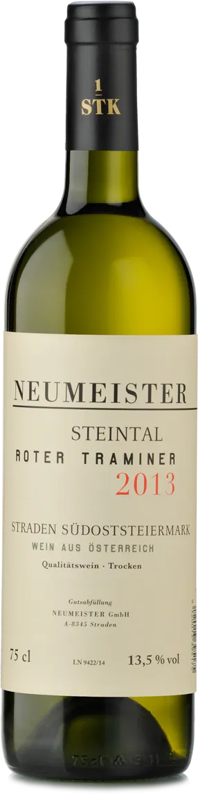 Etikett von Ried STEINTAL Roter Traminer 1STK