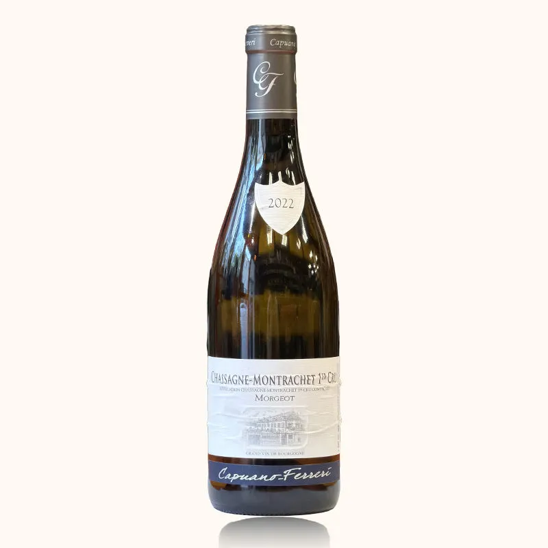 Etikett von Chassagne Montrachet 1er Cru