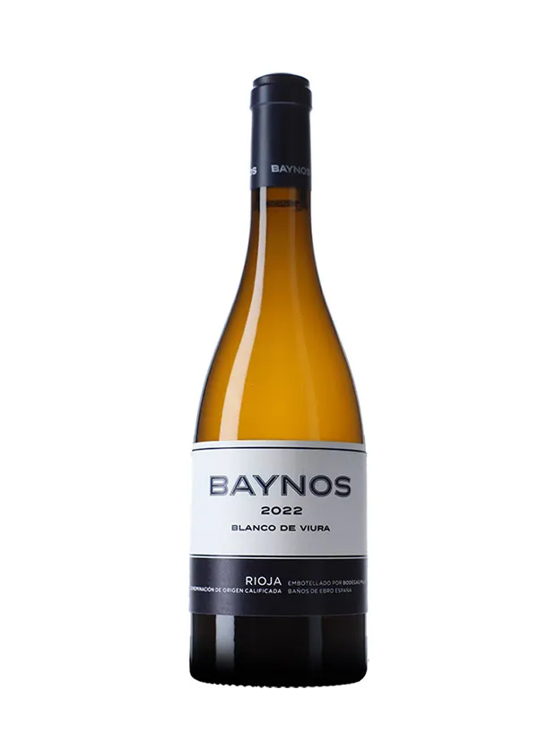 Etikett von Baynos Blanco de Viura