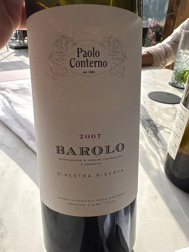 Etikett von Barolo Ginestra Riserva