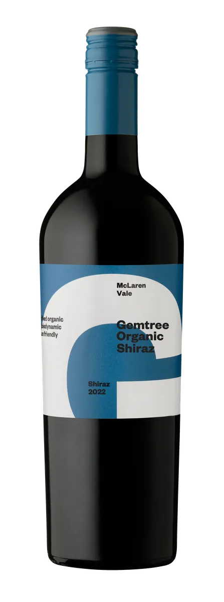 Etikett von Organic Shiraz Sweden