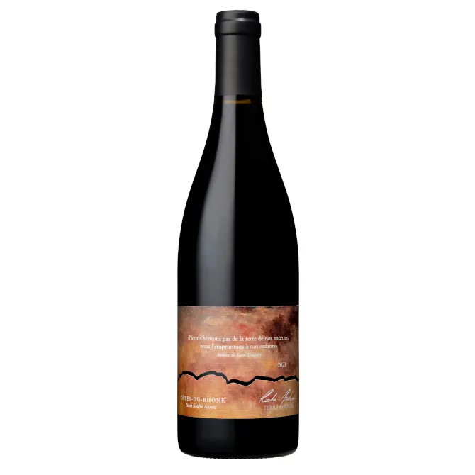 Etikett von Terre Nature – Sans Soufre Ajouté Rouge