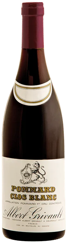 Etikett von Pommard 1er Cru "Clos Blanc"