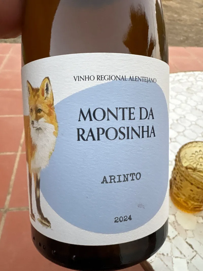 Etikett von Monte da Raposinha Ensaio # III Arinto Biológico