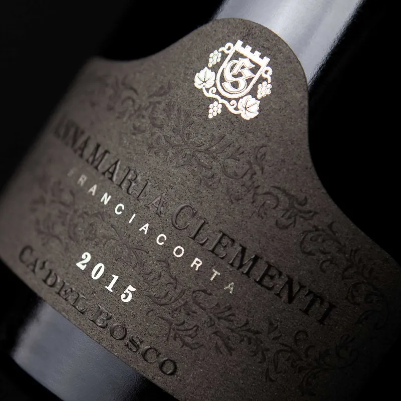 Etikett von Franciacorta Annamaria Clementi