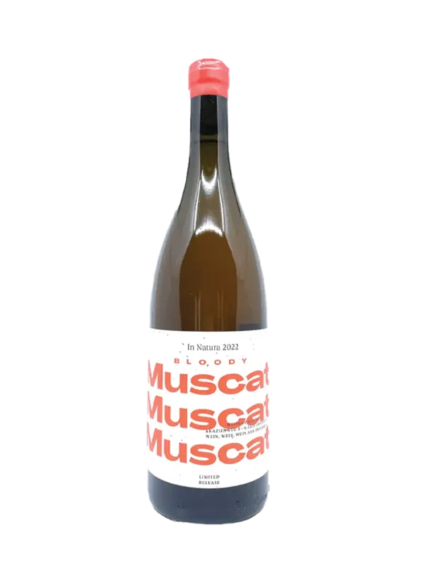 Etikett von Bloody Muscat