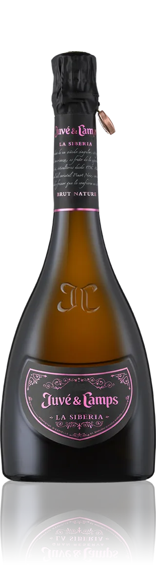 Etikett von La Siberia Brut Nature Rosado