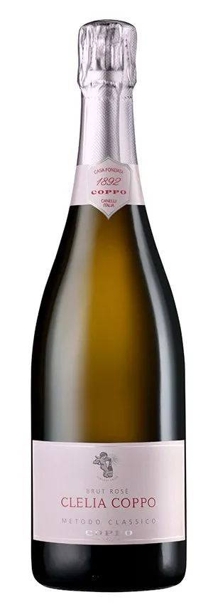 Etikett von Clelia Coppo Metodo Classico VSQ Rosé