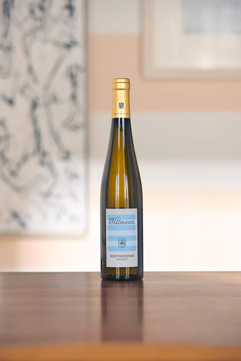 Etikett von Westhofen Brunnenhäuschen Riesling GG