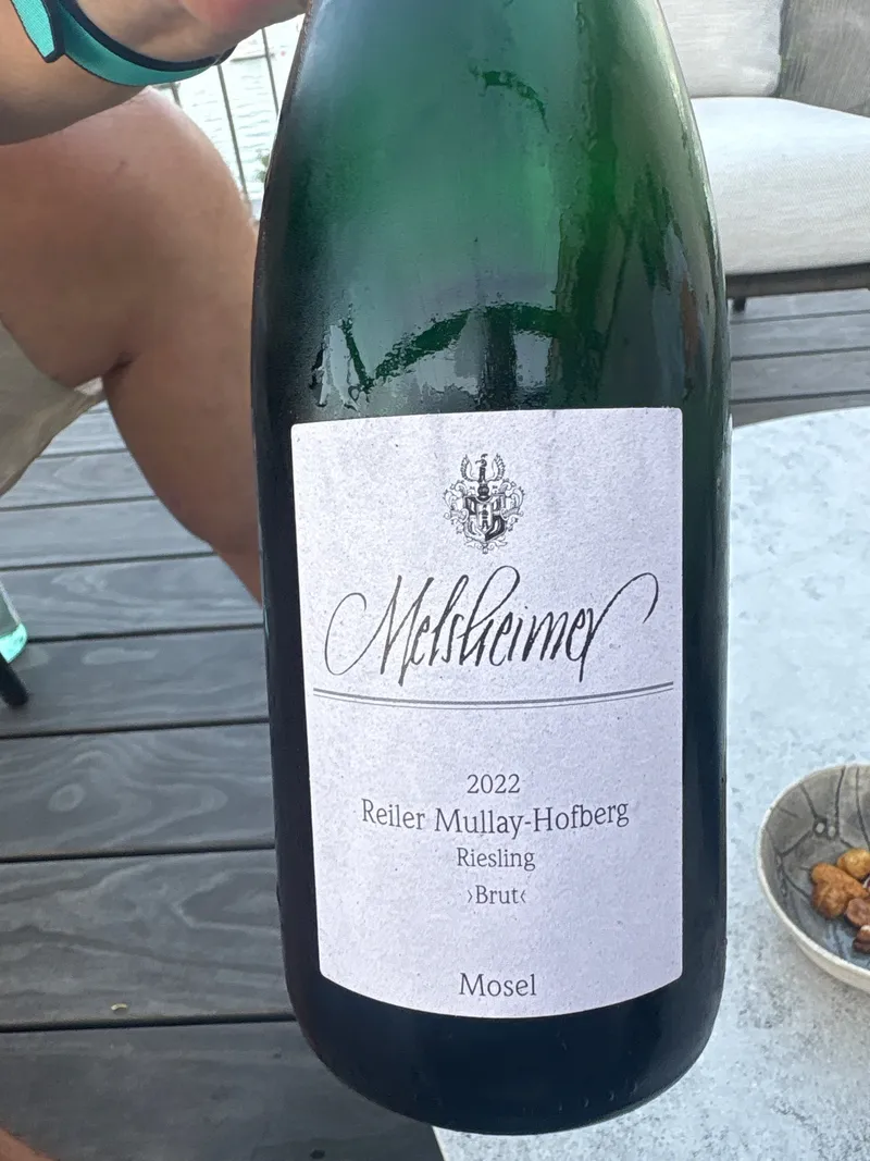 Etikett von Reiler Mullay-Hofberg Riesling Sekt ›Brut‹