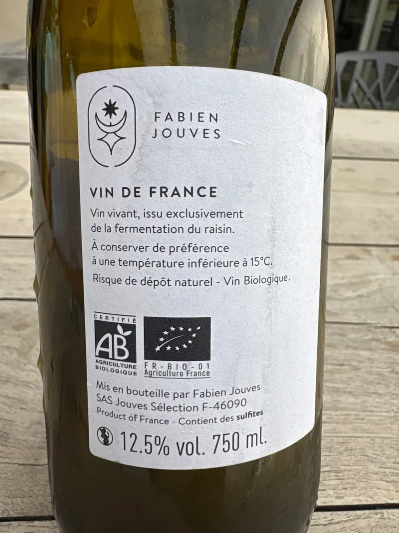 Etikett von Vin de France (Blanc)