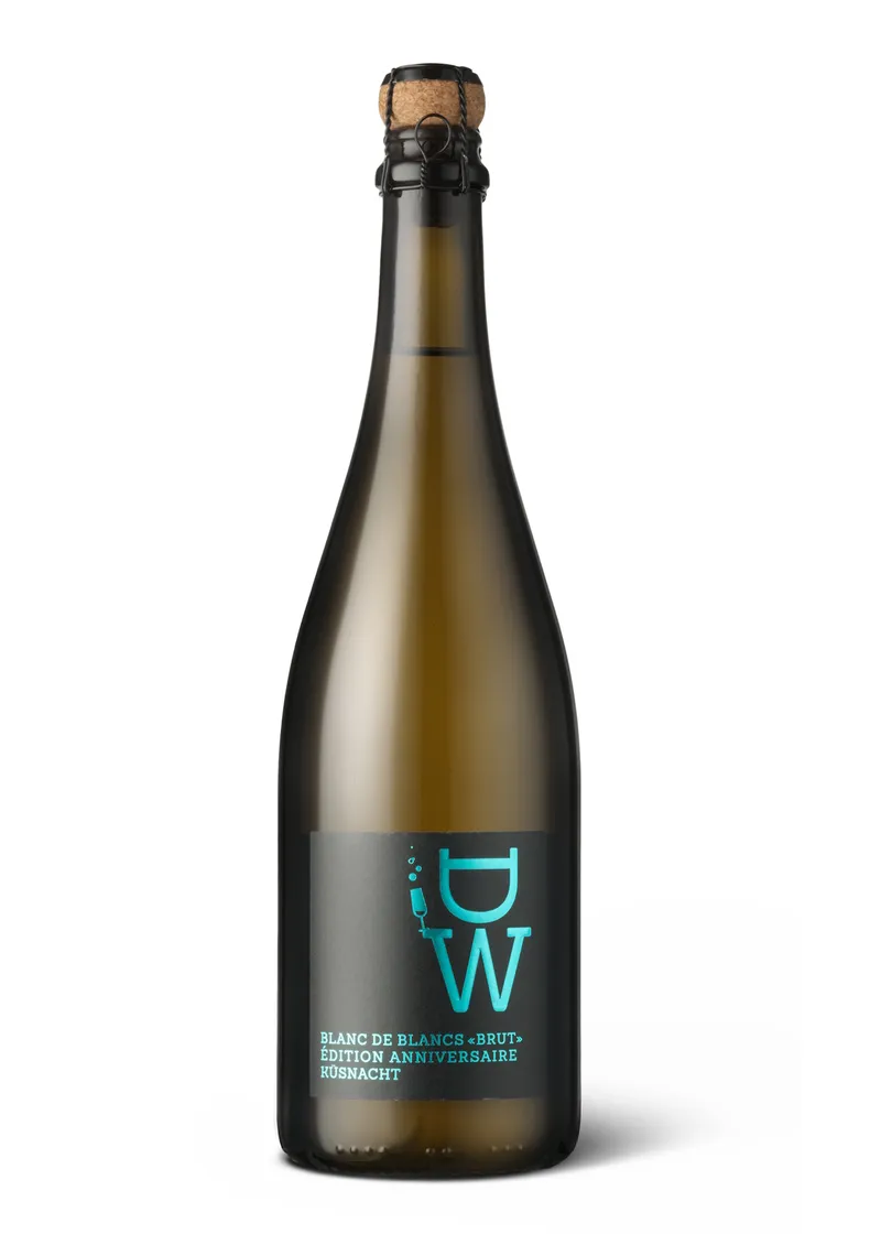 Etikett von Blanc de Blancs «brut» Édition Anniversaire Küsnacht