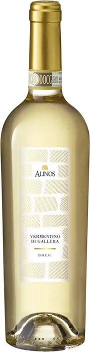 Etikett von Alinos Vermentino di Gallura Superiore