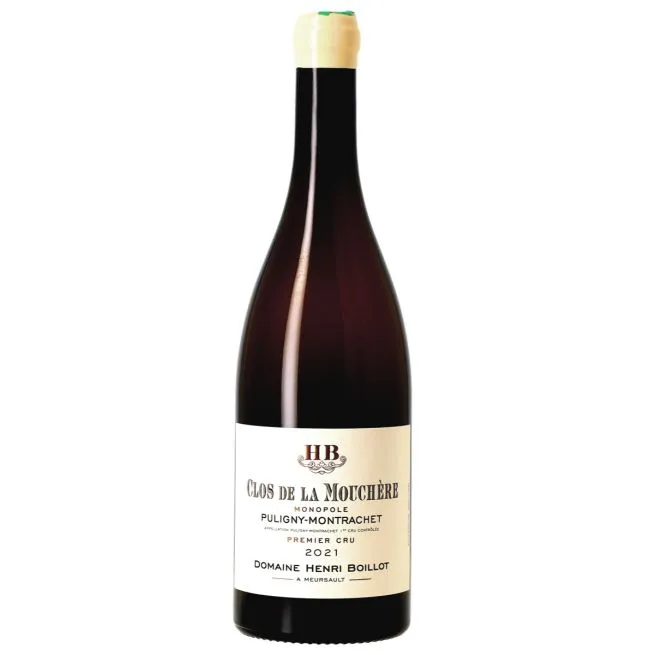 Etikett von Puligny-Montrachet 1er Cru "Clos de la Mouchère" (Monopole)