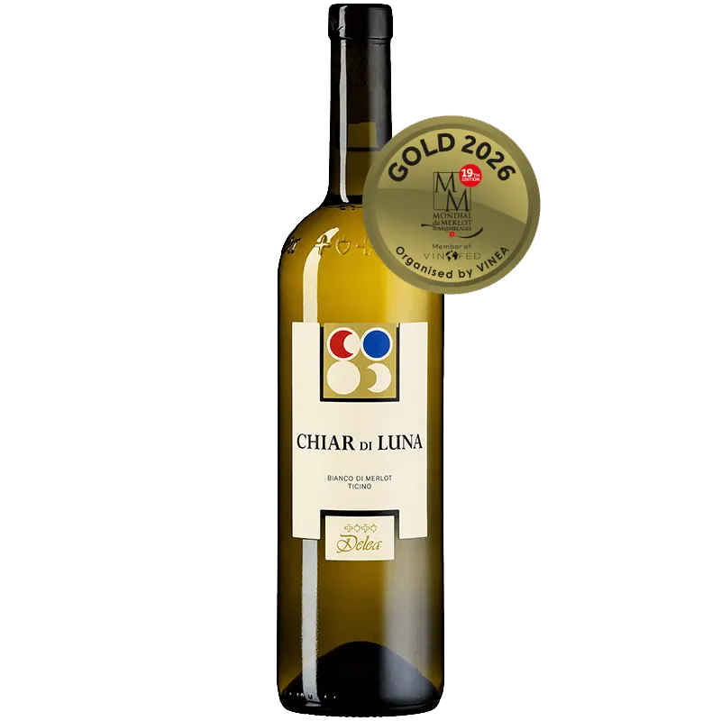 Etikett von Chiar di Luna Bianco di Merlot Ticino DOC