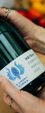Etikett von Hetény furmint-hárslevelű