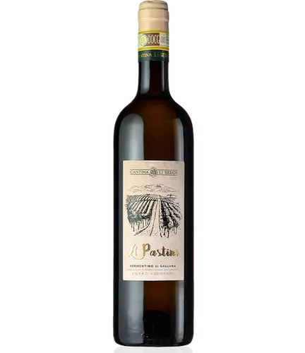 Etikett von Li Pastini - Vermentino di Gallura DOCG