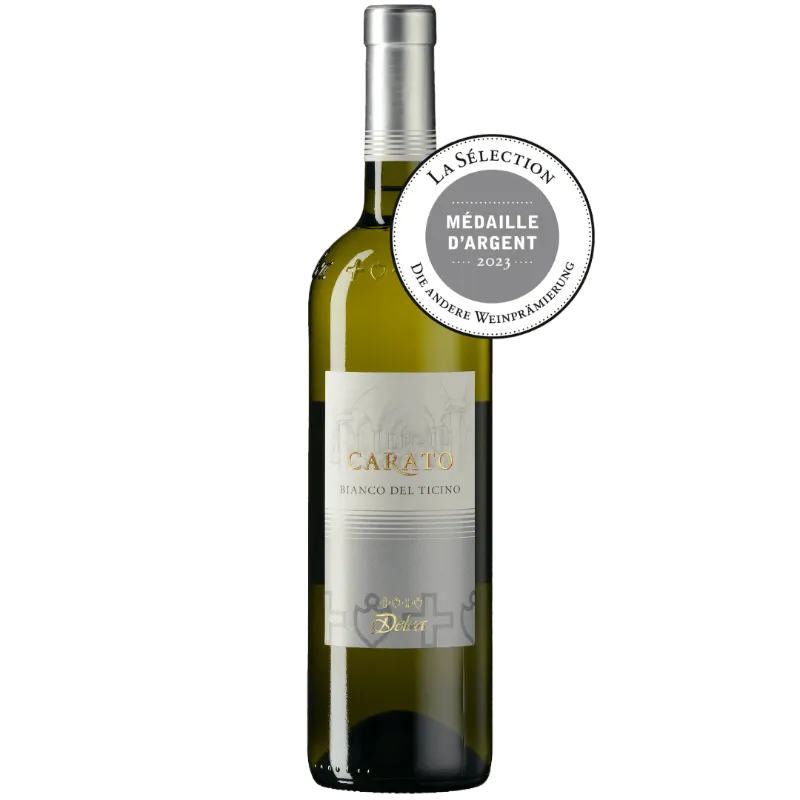 Etikett von Carato Bianco del Ticino DOC