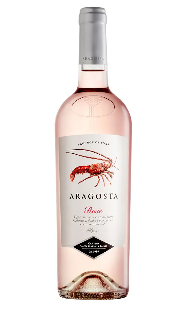 Etikett von Aragosta Rosé DOC