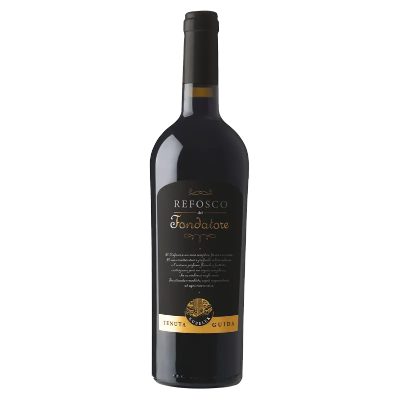 Etikett von Refosco del Fondatore