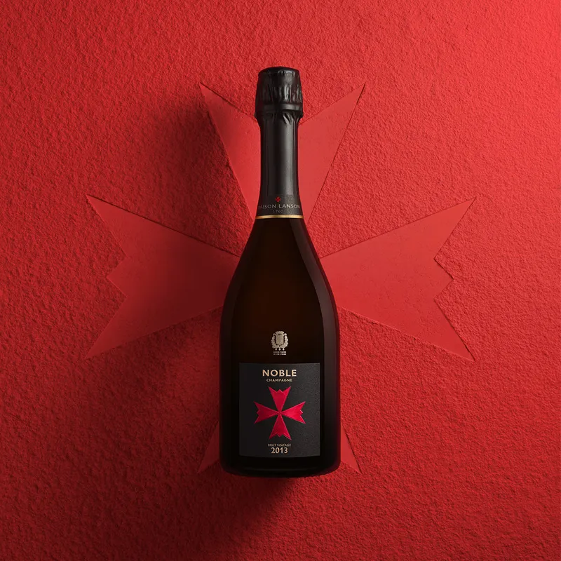 Etikett von Noble Champagne