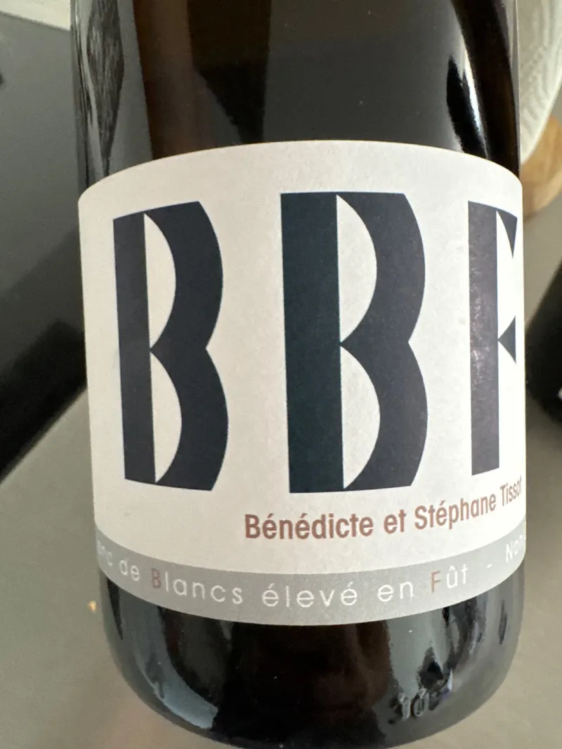 Etikett von BBF (Blanc de Blancs élevé en Fût)