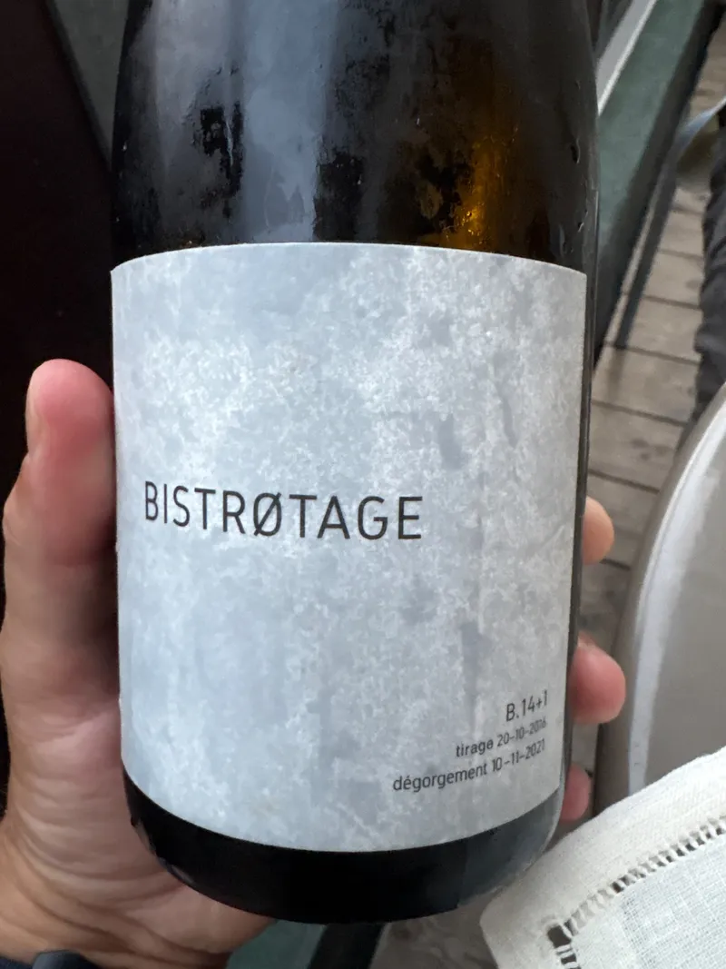Etikett von Bistrøtage B.14+1 Extra Brut (Blanc de Noirs)