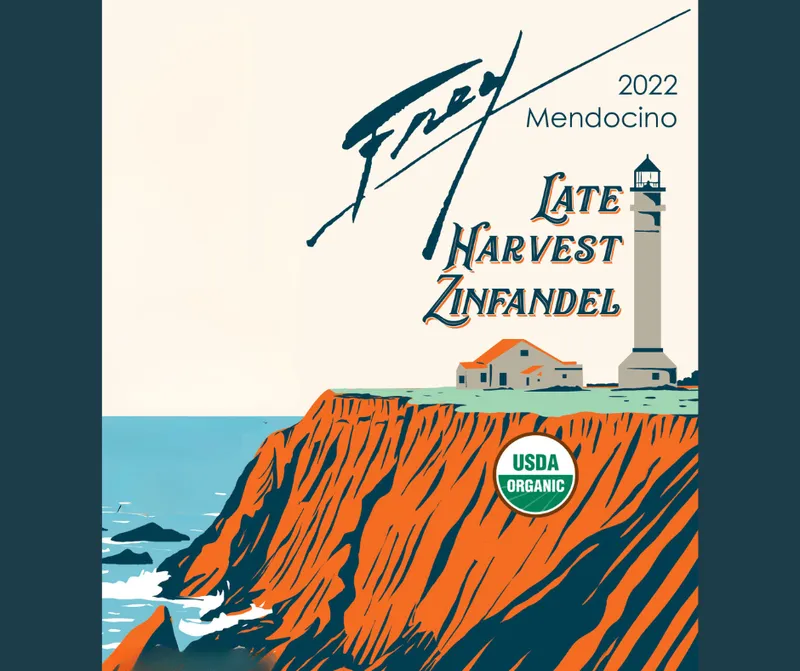 Etikett von Organic Late Harvest Zinfandel