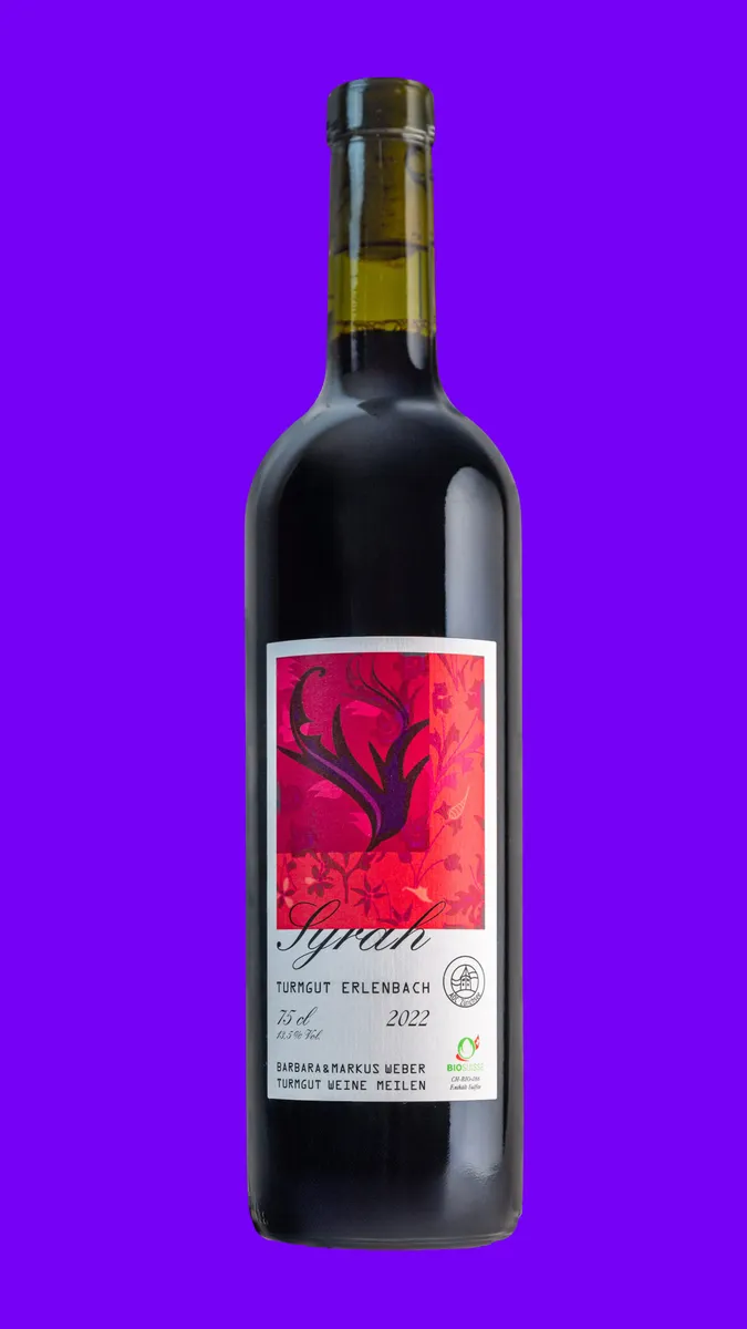 Etikett von Syrah Turmgut