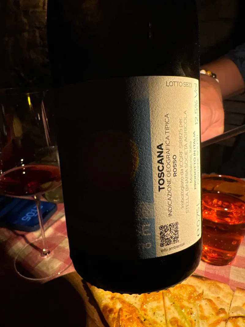 Etikett von Toscana Rosso IGT (Campo Base "Il Giorno")