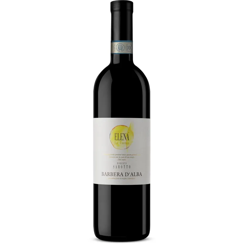 Etikett von Barbera d'Alba DOC Elena la luna